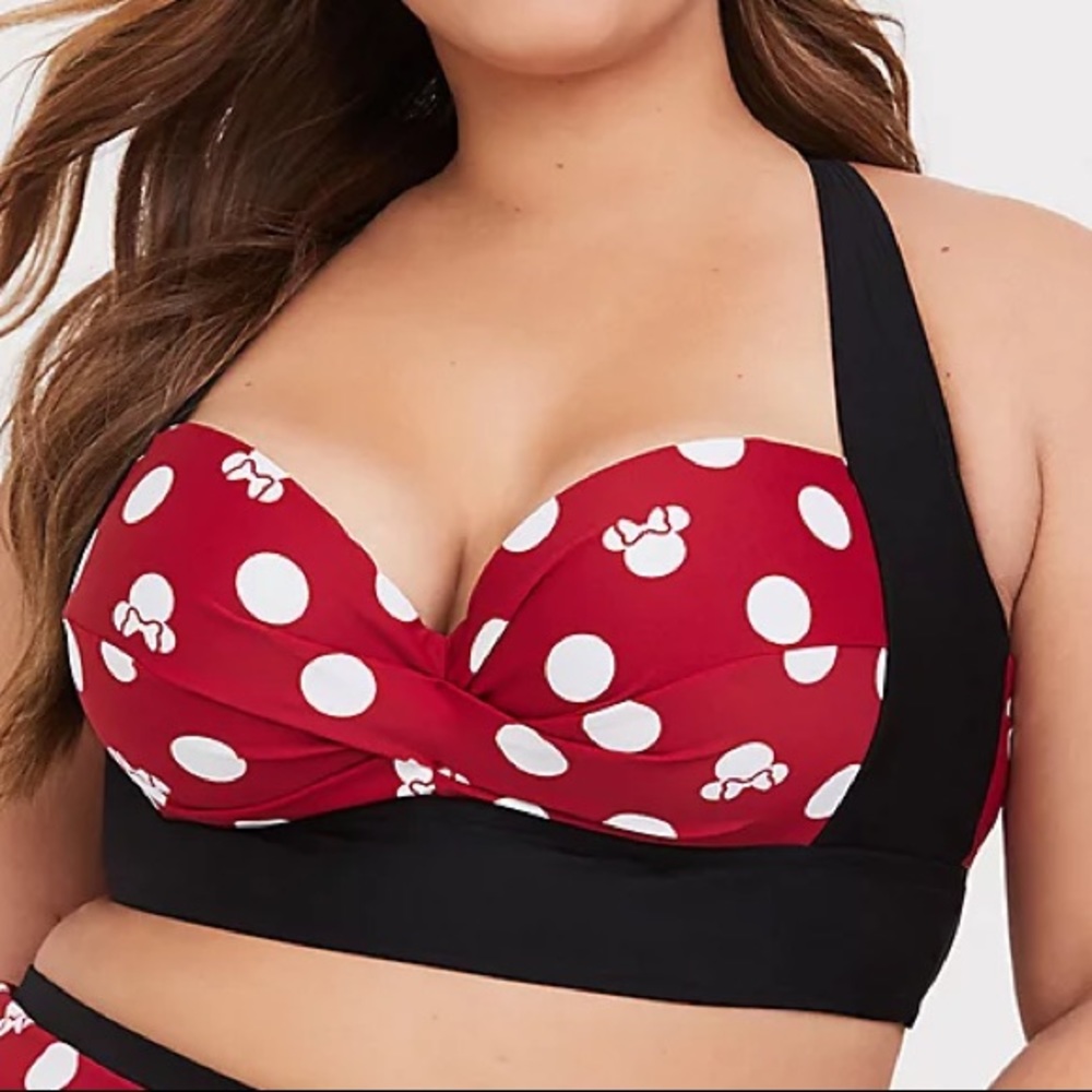 Torrid Minnie Mouse Bikini Top